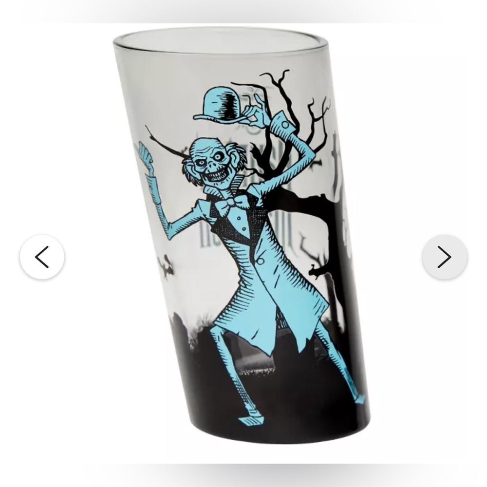 Disney Haunted Mansion "Hitchhiking Ghosts" Collector's Glass 4-Pack Set. - Picture 8 of 9